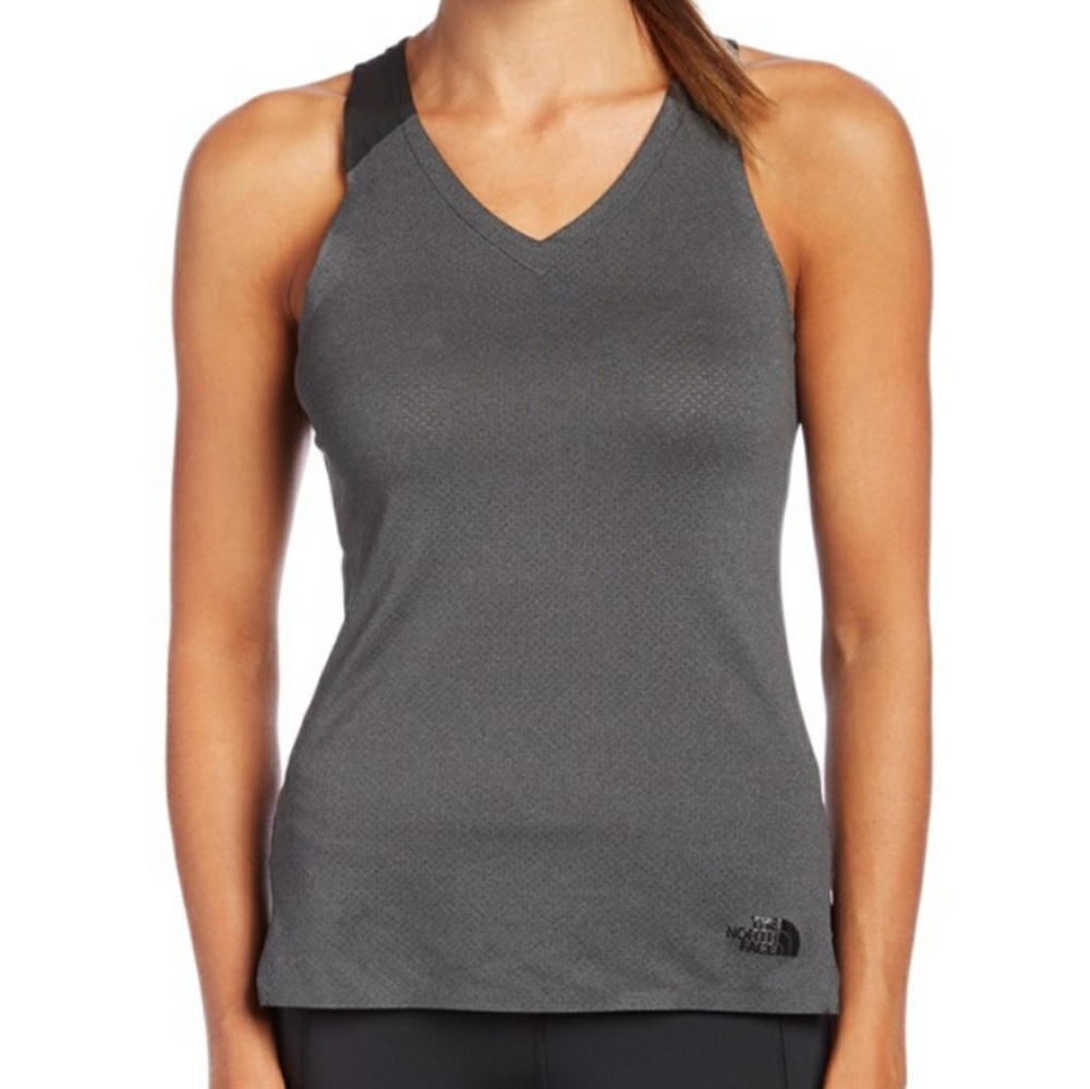 NORTH FACE Black Grey Dynamix Tank